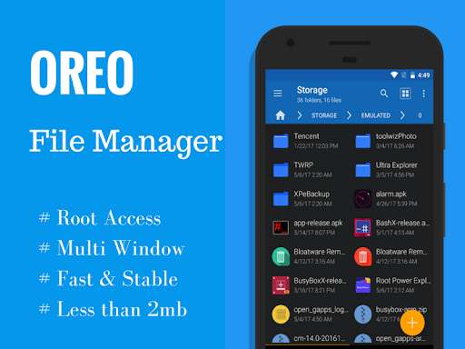 Run android online APK Simple File Explorer EX [Root] from MyAndroid or emulate Simple File Explorer EX [Root] using MyAndroid